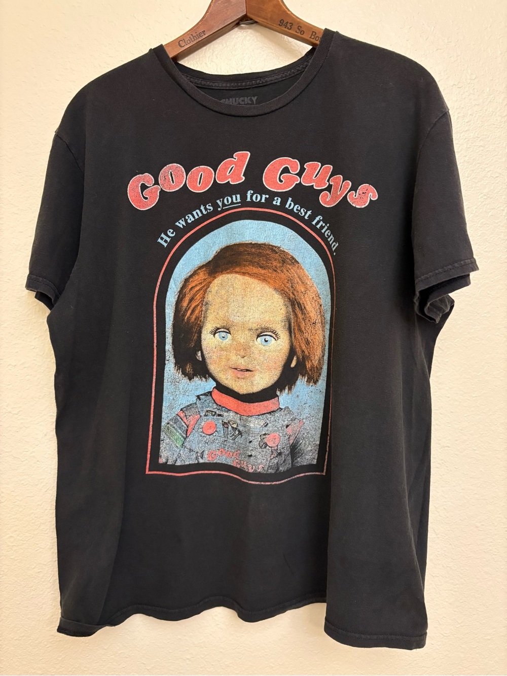 Unbranded Black 'Good Guys' Graphic Short Sleeve Tee